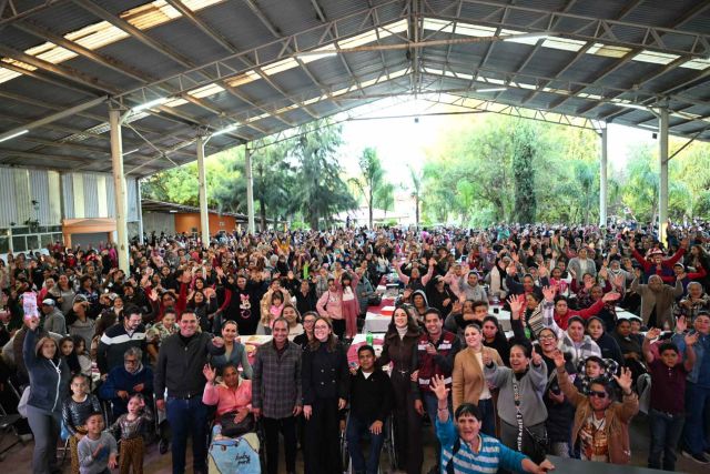 Habitantes de la zona convivieron con las autoridades en esta celebración Cieneguitas