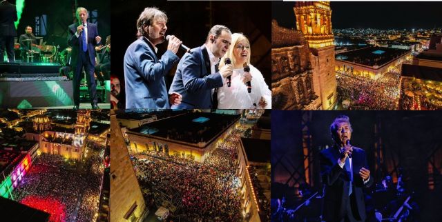 Respuesta contundente del público en el Festival Cultural Zacatecas FCZ Napoleon Y mocedades