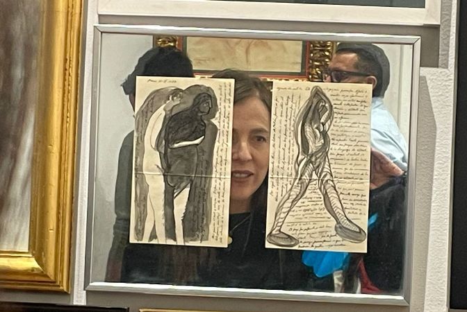 Dos de las obras, en el ámbito del Festival Cultural 2026 WhatsApp Image 2026 03 20 at 9.48.47 PM