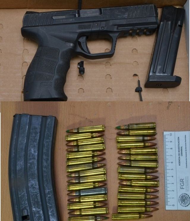 Cada uno de los sentenciados traía un fusil y más de un centenar de cartuchos arma delictiva