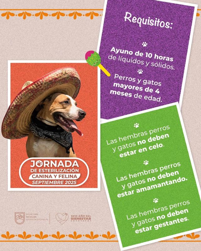 Cartel alusivo a la nueva jornada de esterilización cartel ssz