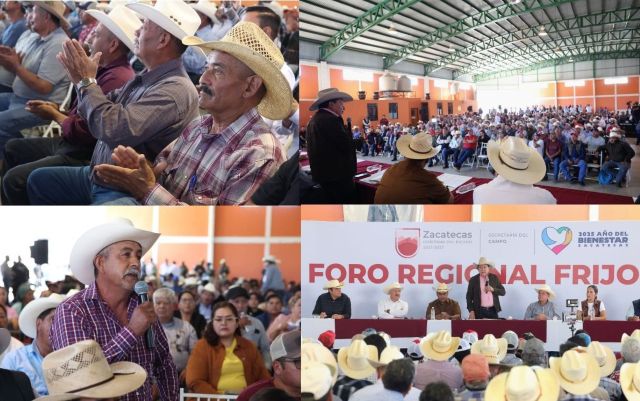 El foro en Sombrerete con los frijoleros