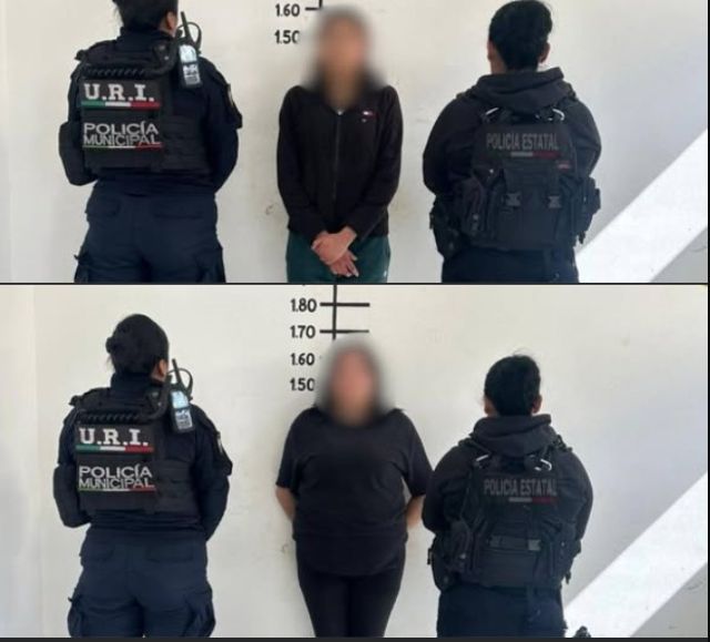 Foto Secretaría de Seguridad Pública Municipal dos mujeres det