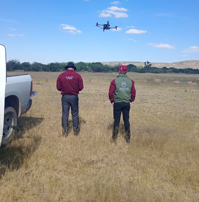 Emplean un dron los grupos de búsqueda dron para busqueda