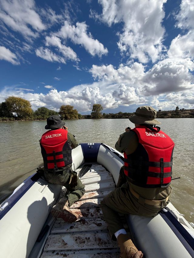 Fotografías cortesía de la FGJEZ en lancha