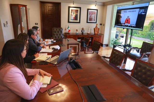 La reunión virtual de David Monreal y Alicia Bárcena encuentro virtual