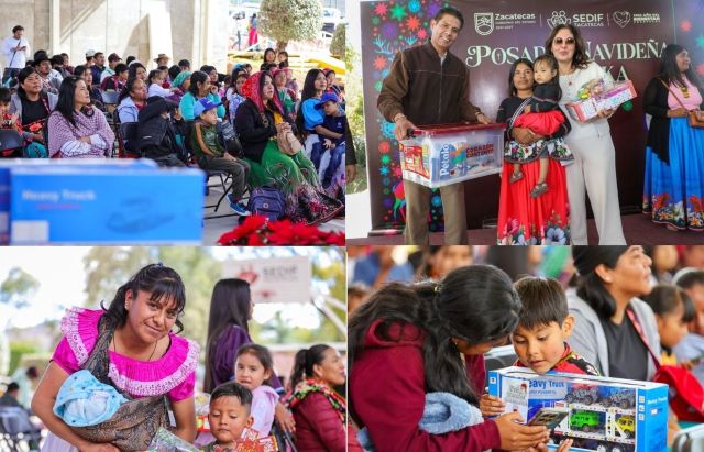 Evento lleno de alegría y sorpresas familias wixaricas