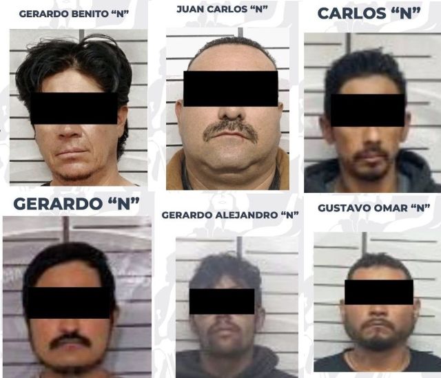 Fotos de las fichas emitidas por la FGJEZ hombres y mujeres