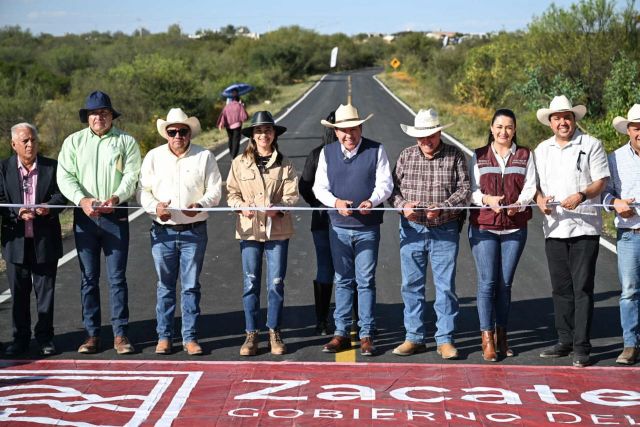 Se puso en marcha este tramo en el municipio de Fresnillo inauguracion tramo