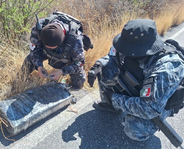 Encontraron el material explosivo la polvora