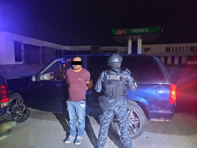 Ramiro N fue arrestado y entregado a las autoridades competentes, informó la SSP lacamioneta