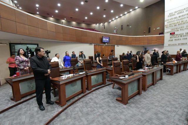 Sesión extraordinaria de las y los diputados locales legislatura zac