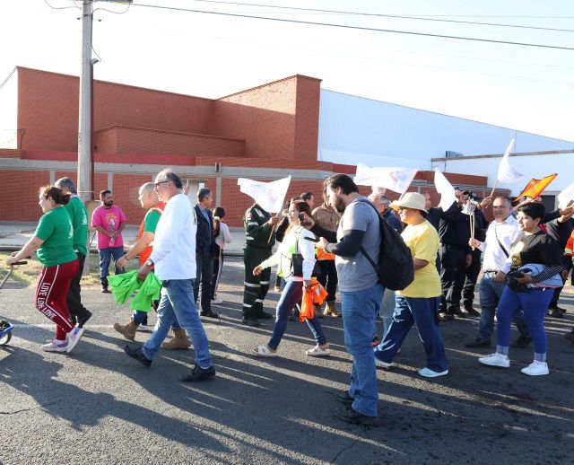Cada año, miles de personas llegan a pie hasta el templo de San Judas Tadeo en Villanueva loslasperegrinos