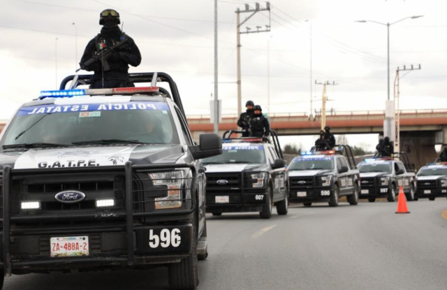 Corporaciones de todos los órdenes se desplegaron hacia Tayahua, Villanueva, Tabasco y Jalpa con motivo de agresión de grupo delincuencial (foto archivo) mejor pollicias