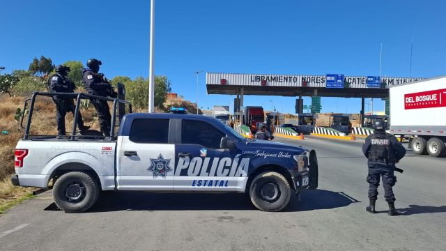 En caseta de peaje Guadalupito operativo caseta Guadalupito