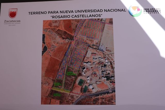 Se ubicará atrás de las instalaciones del Campus UAZ Siglo 21 proyecto universidad