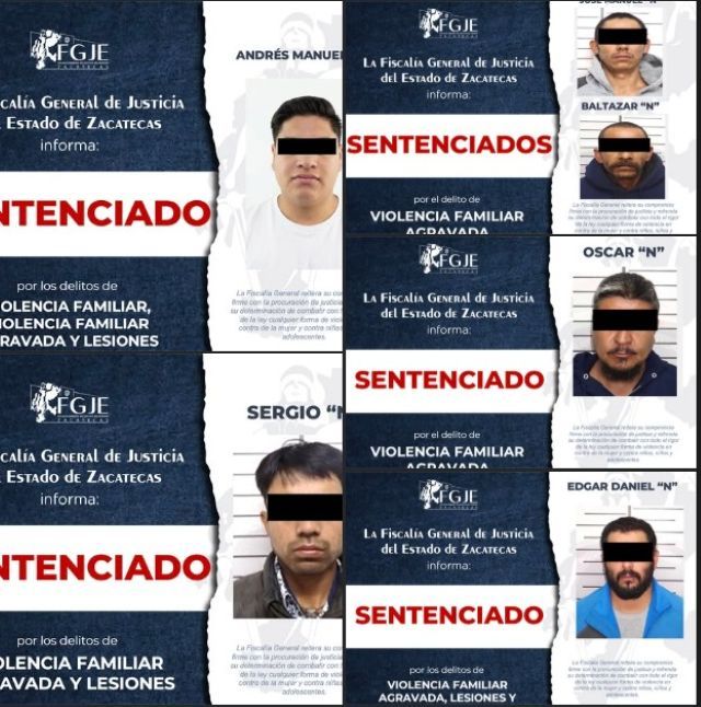 Fichas de la Fiscalía General de Justicia del Estado violencia fam