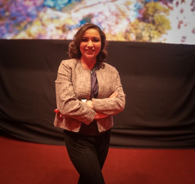 Gloria del Socorro Rosado López en su conferencia magistral Gloria del Socorro