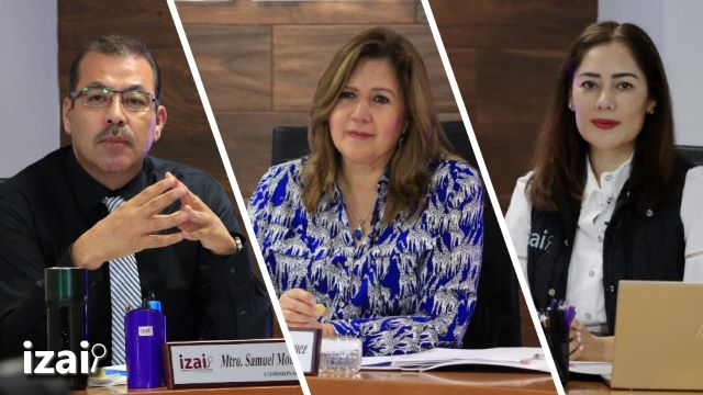 Las y el comisionado del IZAI comisionadooas