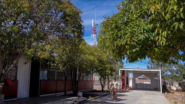 Comunidad beneficiada por el Gobierno de Zacatecas Cañas Villa de Cos