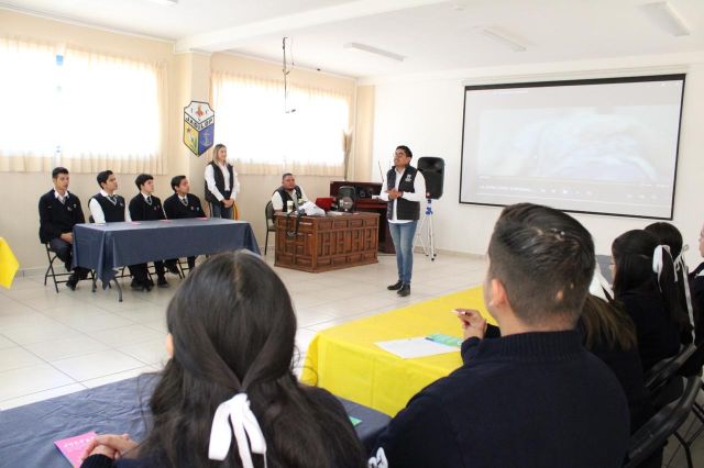 Sensibilización entre estudiantes de nivel medio superior platicas estudiantes