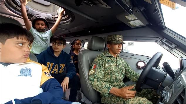 Recibieron información de algunas actividades 231 11a. Zona Militar se vincula con la UAZ 6