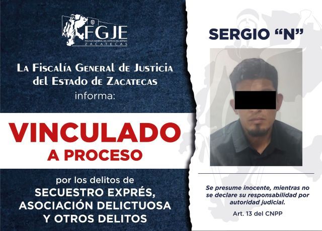 Ya tenía orden de aprehensión en su contra Sergio N Ojocaliente