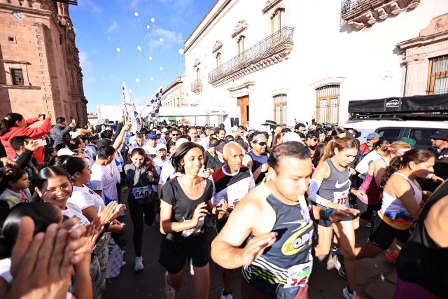 Muy concurrida por los atletas y el público atletas dos