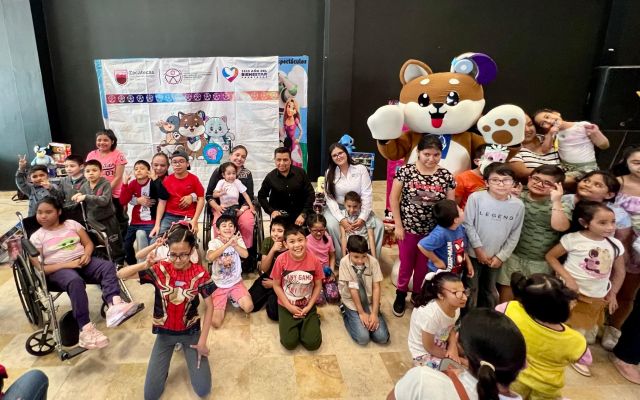 Las y los niños disfrutaron del festejo celebracion discap copy copy