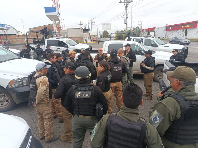 Brigada multiinstitucional de búsqueda de desaparecidos en la comunidad el jaguey