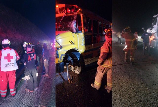 Fotos cortesía de Protección Civil elaccidente bus