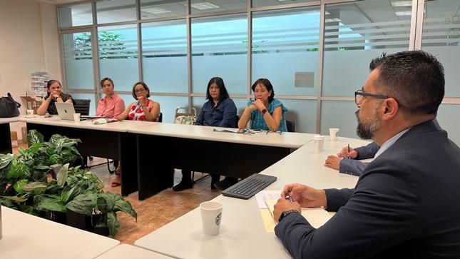 El rector interino encabezó la reunión endejin