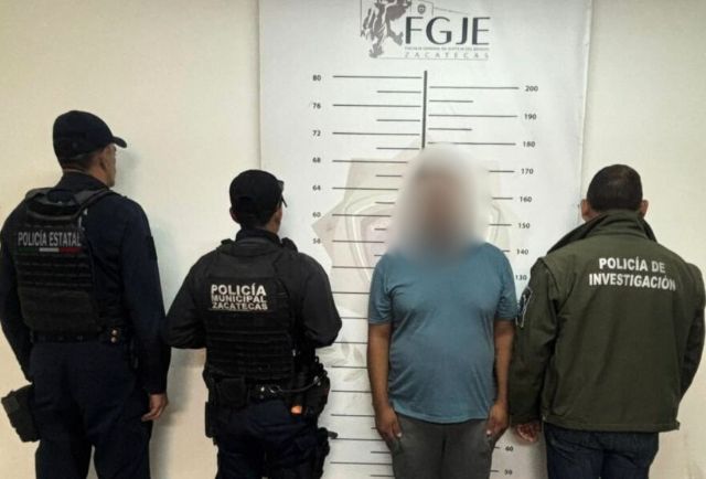 Fue detenido en estado violento hombre de 32