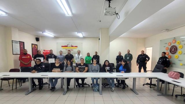 Reunión entre responsables de seguridad y empresa Oxxo oxxoos oxxos