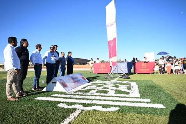 Impulso al deporte en toda la demarcación pasto sintetico