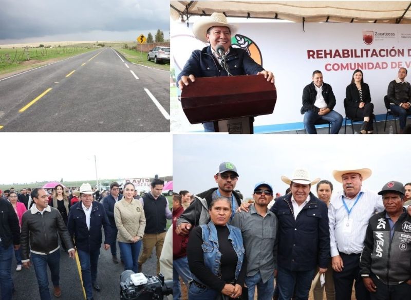Inauguración de la carretera Viboritas de Guadalupe primera primera