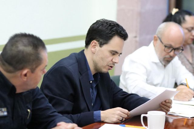 Autoridades que encabezaron la reunión rrm rrm