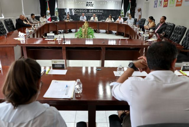 Sesión del Instituto Electoral del Estado sesion del IEEZ