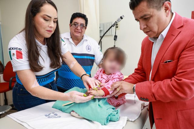 Sin importar la edad una bebe