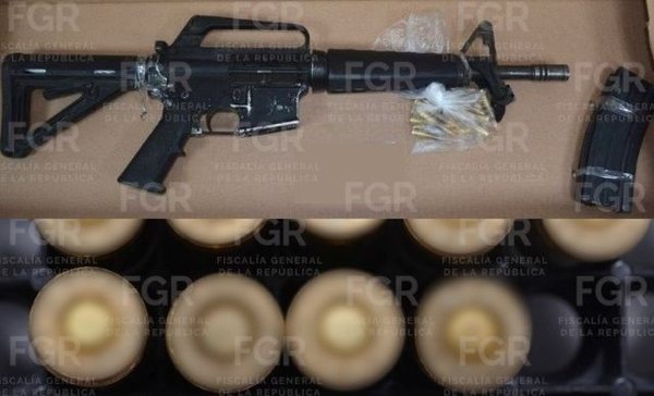 Fotos de la Fiscalía General de la República de armas